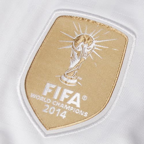 adidas International Soccer Germany Men's Jersey, Small, White/Black