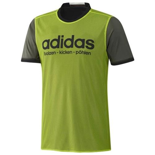 adidas International Soccer Germany Men's Jersey, X-Small, Dark Grey/White/Green