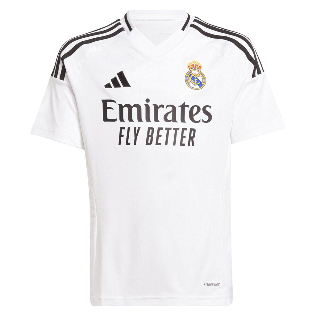 Youth adidas White Real Madrid 2024/25 Home Replica Jersey Color: Mad White Size: YTH L
