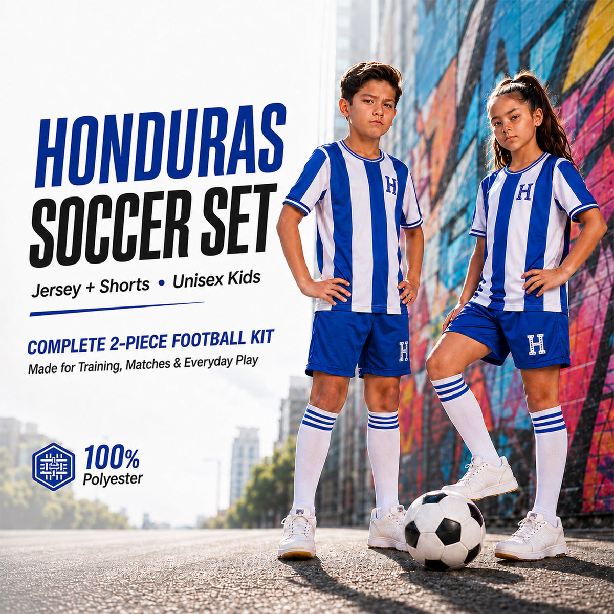 Fox & Fury Brazil Soccer Jersey for Kids, Youth Boys & Girls – Unisex Football Shirt, Camiseta de Futbol Brasil