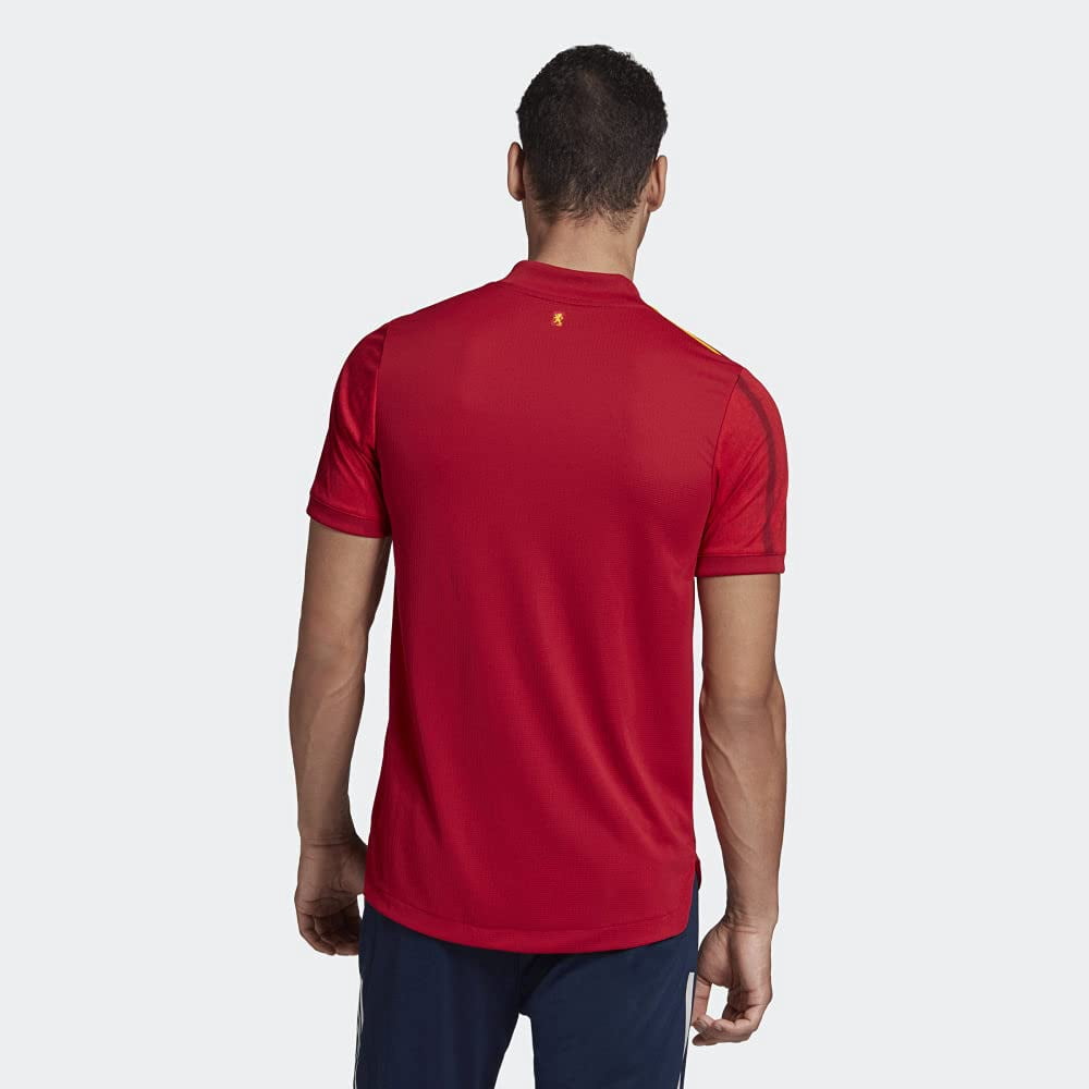 adidas 2020-21 Spain Authentic Home Jersey - Red-Yellow S