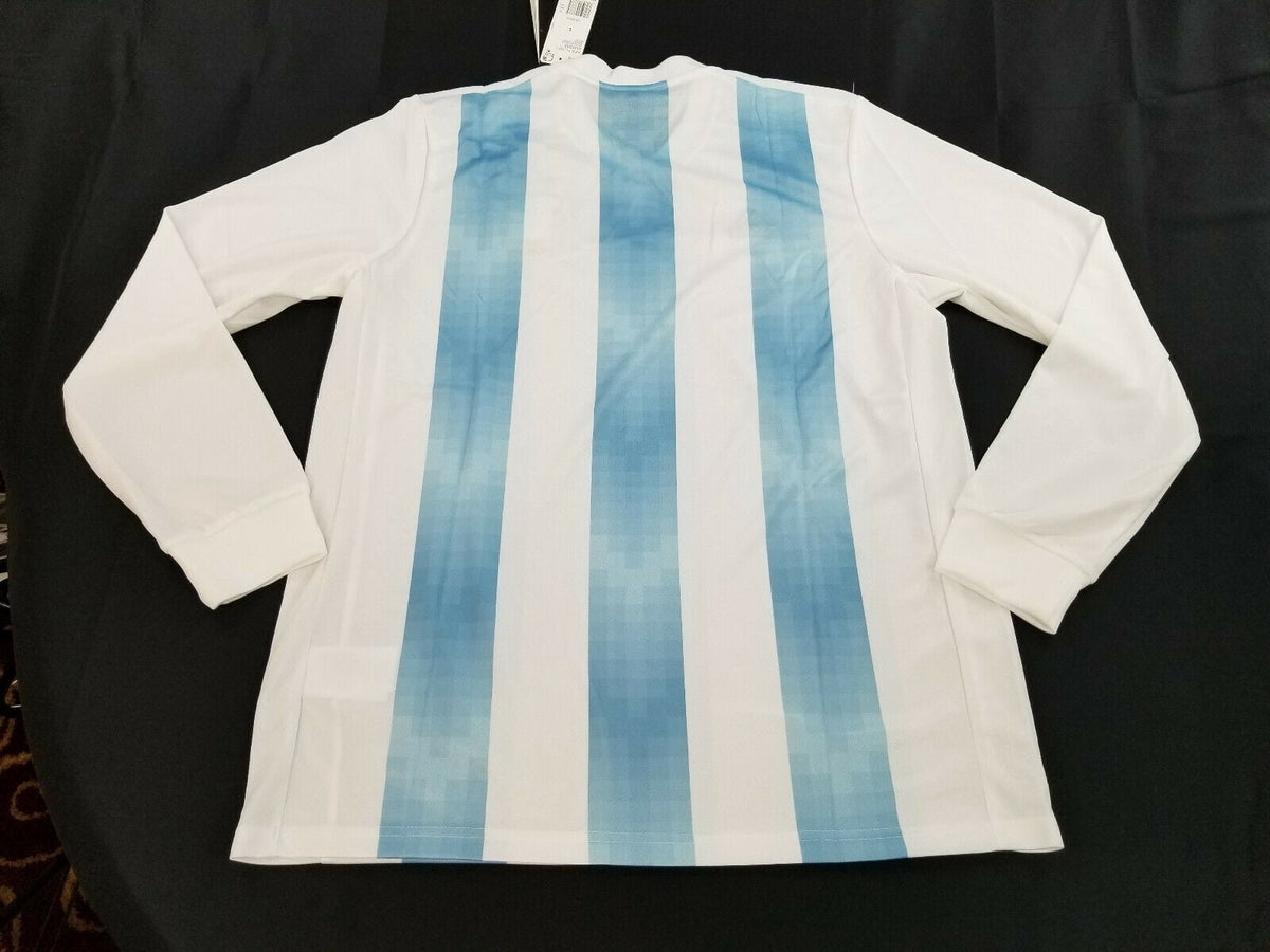 adidas Argentina Home Men's Stadium L/S Soccer Jersey 2018