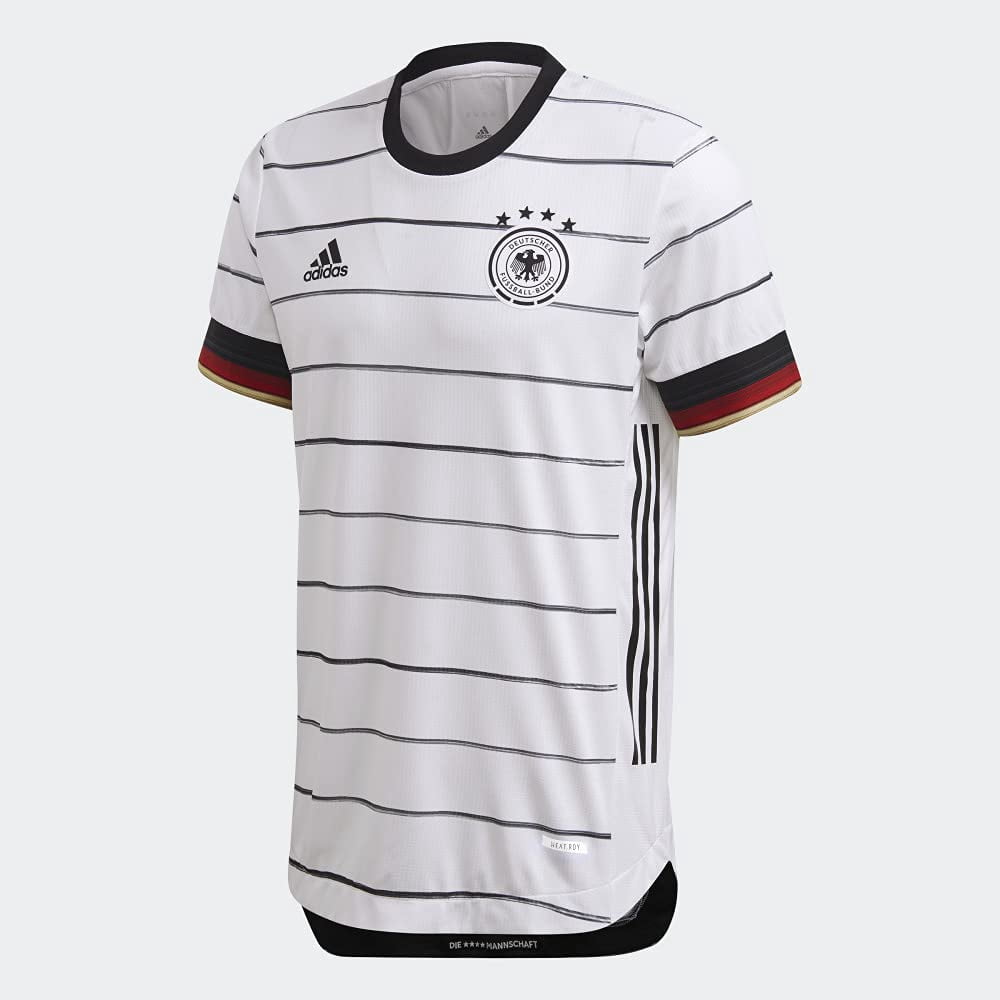adidas 2020-21 Germany Home Authentic Jersey - White-Black 2XL