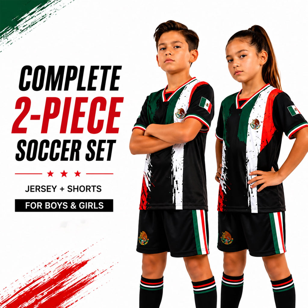 Fox & Fury Brazil Soccer Jersey for Kids, Youth Boys & Girls – Unisex Football Shirt, Camiseta de Futbol Brasil