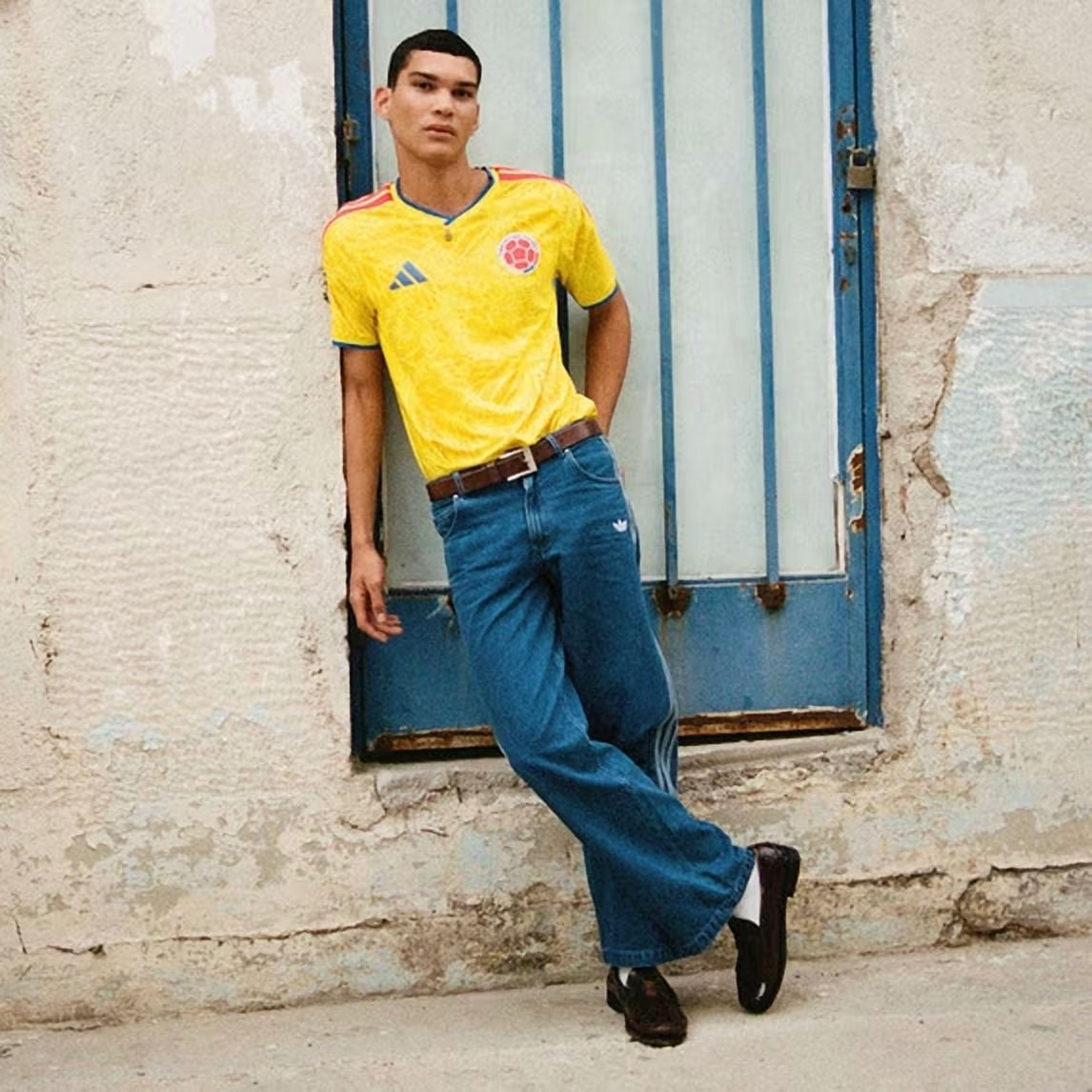 adidas Colombia Home Men's Stadium Soccer Jersey 26/27