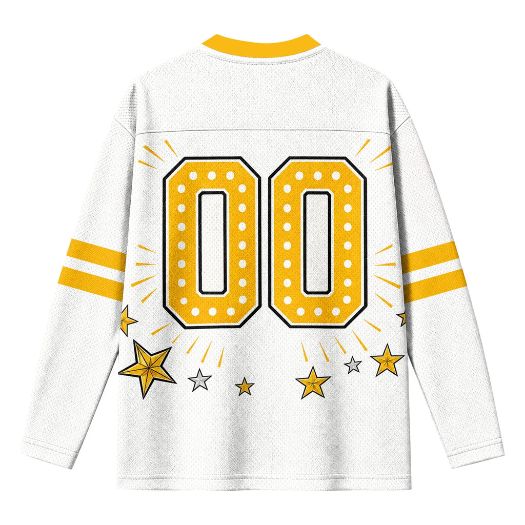 Football Shirts for Women Long Sleeve V Neck Vintage Game Day Graphic Sports Mesh Jersey Beige XL