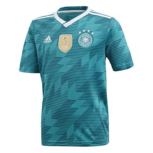 adidas Germany Youth 2018-2019 Away Jersey- Teal Green YS