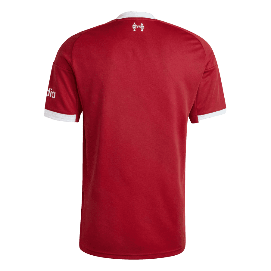 adidas Liverpool FC 25/26 Men's Home Jersey (US, Alpha, Small, Regular, Regular, Strawberry Red)